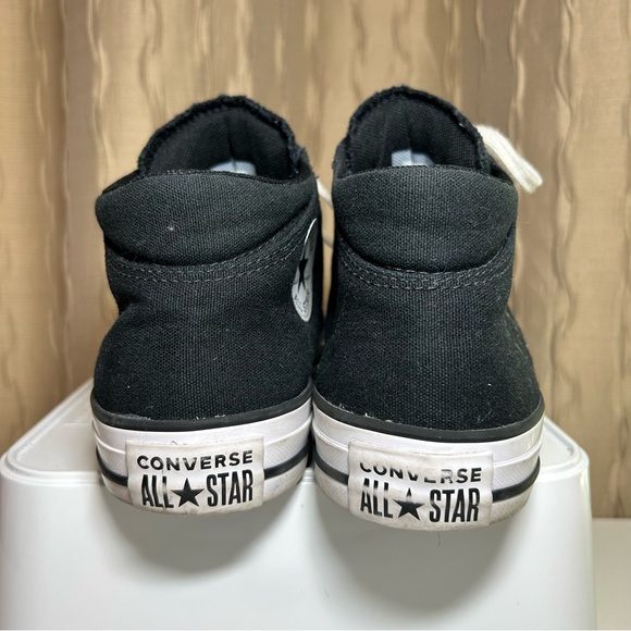 Converse Chuck Taylor All Star Madison Women's 9.5 Mid-Top Sneaker Black/White - Picture 6 of 15